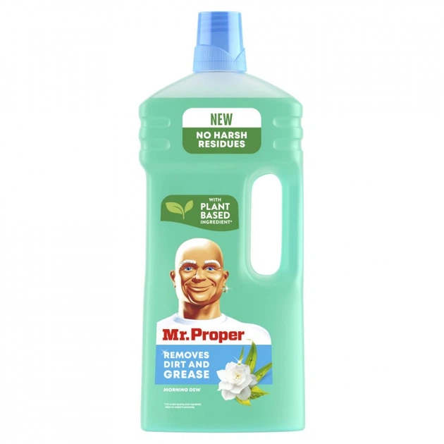 Средство для мытья пола Mr. Proper Утренняя роса 1.5 л (8006540208472) - изображение 2
