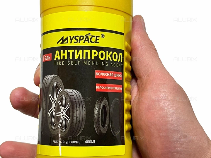 Антипрокольный гель для шин MYSPACE 400 мл (гель антипрокол) - изображение 3