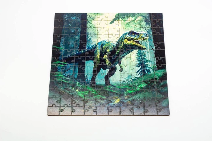 Дерев’яний пазл Динозавр PuzzleOK - изображение 3