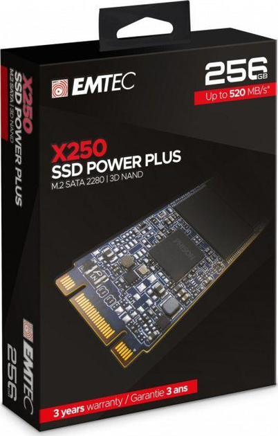 SSD накопичувач Emtec X250 256 GB (ECSSD256GX250) - зображення 5