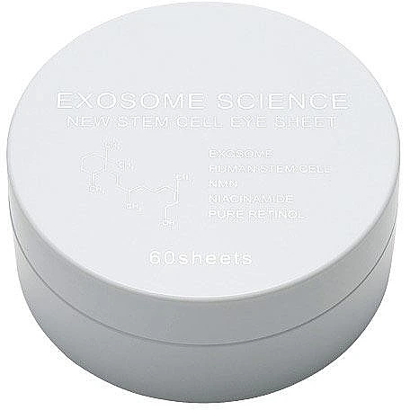 Увлажняющие антивозрастные патчи - Kor Japan The Exosome Science New Stem Cell Eye Sheet White 60шт (1305265-142723) - изображение 2