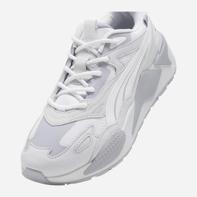 Чоловічі снікери Puma puma39077622 45 Білі з сірим (4099686520052) - зображення 4