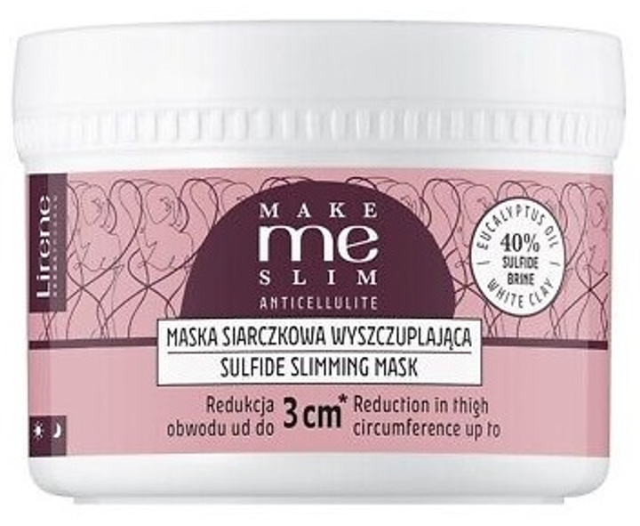 Maska Lirene Make Me Slim! Anticellulite siarczkowa wyszczuplająca do ciała 200 g (5900717085541) - obraz 1