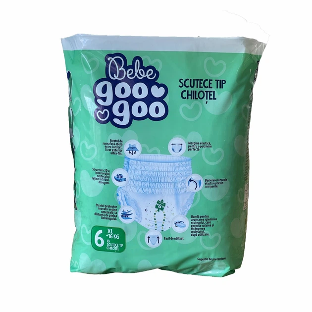 Підгузки-трусики Bebe Goo Goo 6 (16+ кг) 36 шт - зображення 2