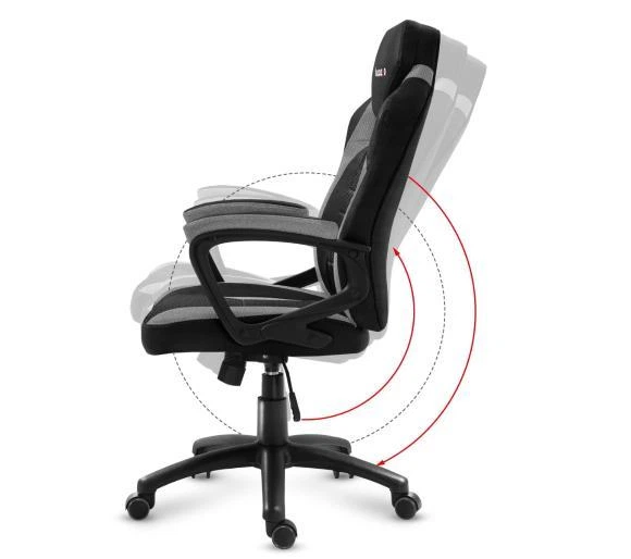 Комп'ютерне крісло для геймера Huzaro Force 2.5 black-grey Mesh - Фото 5 Комп'ютерне крісло для геймера Huzaro Force 2.5 black-grey Mesh - зображення 5