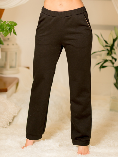 Спортивні штани жіночі Kalimo Maio XL Чорні (5902429226458) - зображення 1