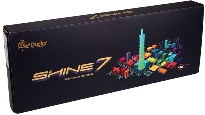Клавіатура дротова Ducky Shine 7 Cherry MX Silent Red USB Black (GATA-1203) - зображення 8