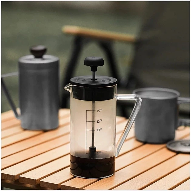 Френч пресс 450 ml. MHW-3Bomber Gimme French Press Белый - Фото 4 Френч пресс 450 ml. MHW-3Bomber Gimme French Press Белый - изображение 4