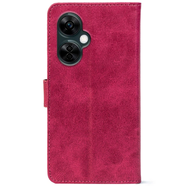 Чохол-книжка Crazy Horse Clasic для OnePlus Nord CE 3 Lite Magenta (Front) (56477) - Фото 3 Чохол-книжка Crazy Horse Clasic для OnePlus Nord CE 3 Lite Magenta (Front) (56477) - зображення 3