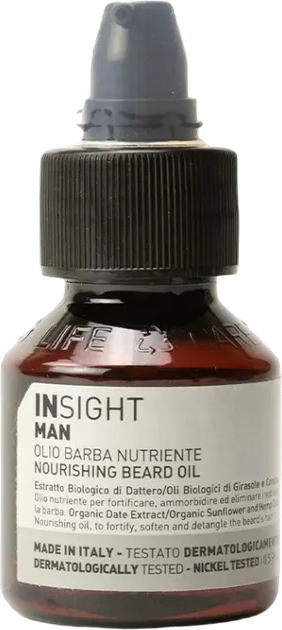 Olejek do brody Insight Man odzywczy 50 ml (8029352354144) - obraz 1