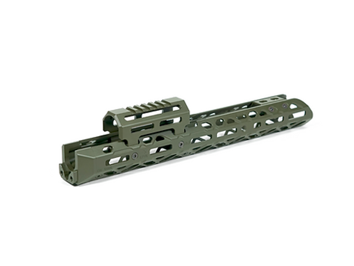 Довга цівка Crook CRC 1U004A M-LOK ODGreen з короткою накладкою - зображення 1