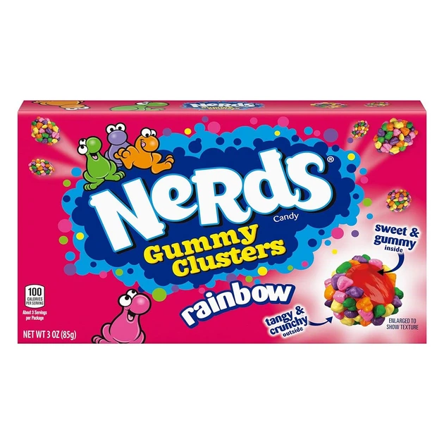 Конфеты Нердс желе в драже Nerds Gummy Clusters Candy 85г от