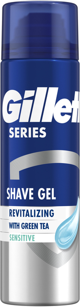 Гель для бритья Gillette Series Восстанавливающий с зеленым чаем 200 мл ...