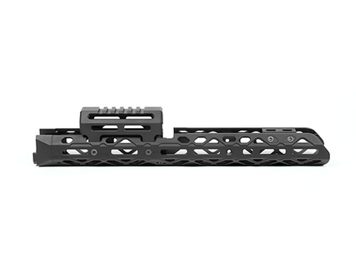 Довга цівка Crook CRC 1U004A M-LOK Armor Black з короткою накладкою - зображення 2