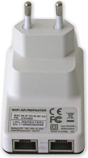 Точка доступу Techly 300N Wall Repeater2 (I-WL-REPEATER2) - изображение 4