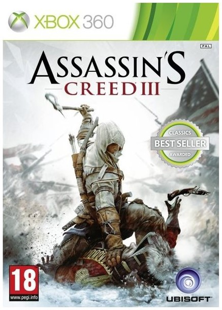 Гра Xbox 360 Assassin's Creed III (Blu-ray диск) (3307215770283) - зображення 1