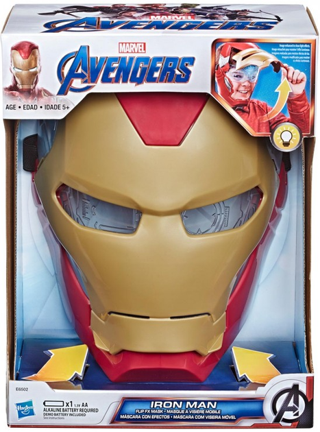 Maska Hasbro Marvel Avengers Iron Man FX (5010996234322) - obraz 1