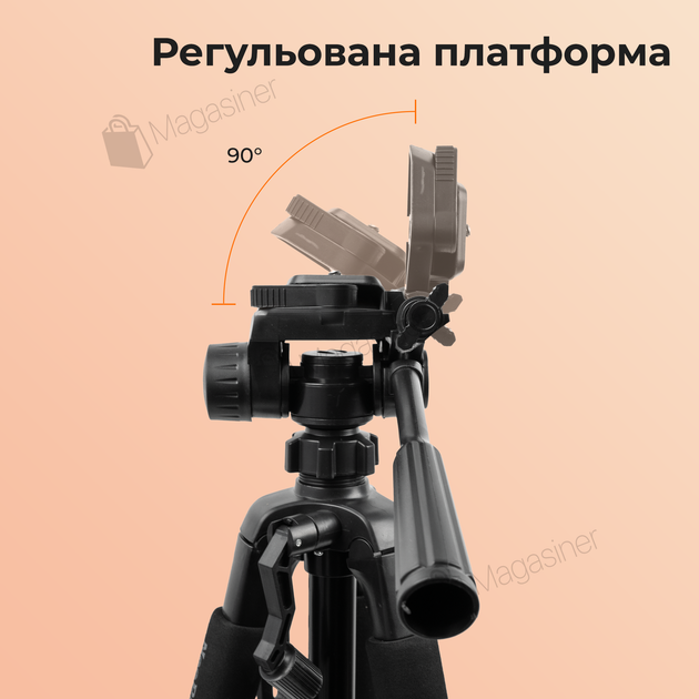 Штатив розкладний професійний Neepho NP-8840 180см з чохлом (2936) - Фото 7 Штатив розкладний професійний Neepho NP-8840 180см з чохлом (2936) - зображення 7