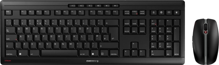 Комплект бездротовий Cherry Stream Desktop Wireless Black (JD-8500GB-2) - зображення 1