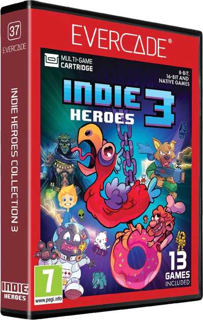 Гра Blaze Evercade Indie Heroes Collection 3 (Картридж) (5060990240416) - зображення 1