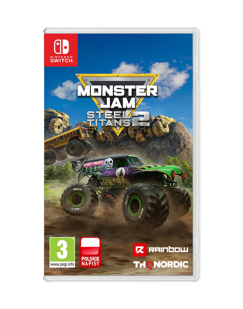 Gra Nintendo Switch Monster Jam Steel Titans 2 (Kartridż) (9120080076311) - obraz 1