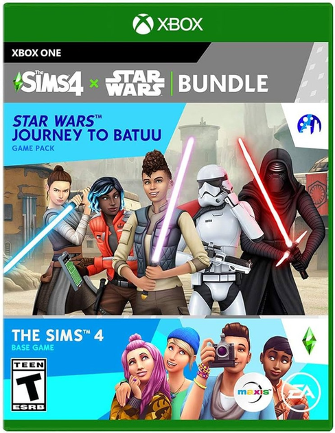 Gra Xbox One The Sims 4 Star Wars: Journey To Batuu - Base Game and Game Pack Bundle (Blu-ray) (0014633378672) - obraz 1