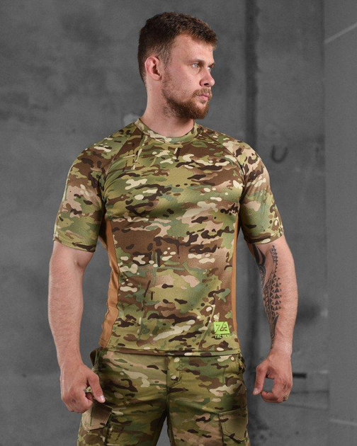Тактическая мужская потоотводящая футболка 7.62 Tactical 3XL мультикам (87551) - изображение 1