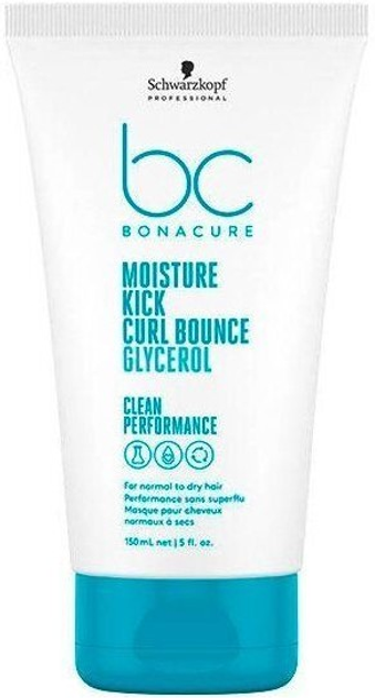 Крем для зволоження Schwarzkopf BC Bonacure Moisture Kick для хвилястого та кучерявого волосся 150 мл (4045787726916) - зображення 1