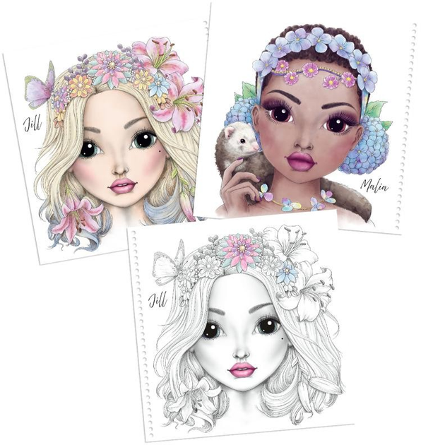 Książka-kolorowanka Depesche TOPModel Special Colouring Book (4010070647728) - obraz 4