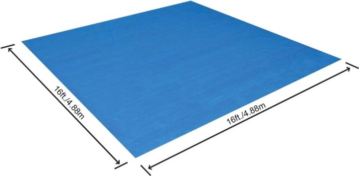 Mata pod basen Bestway Flowclear 488 x 488 cm (6941607354551) - obraz 3