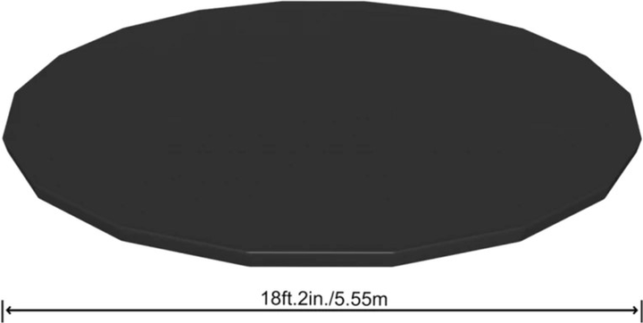 Накриття для басейну Bestway Flowclear 555 см (6941607354605) - зображення 3