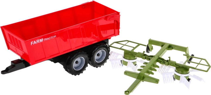 Traktor Farm Tractor Set do przewracania siana z wywrotką (5903864950090) - obraz 5