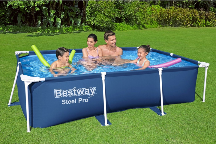 Basen stelażowy Bestway DeluxeJr Steel Pro 259 x 170 x 61 cm (6941607327982) - obraz 8