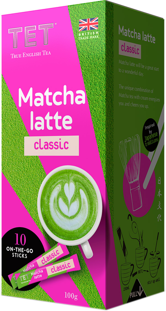 Акція на Чай ТЕТ Matcha Latte Classic 10 шт x 10 г від Rozetka