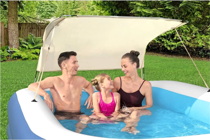 Nadmuchiwany basen Bestway Family z daszkiem 254 x 178 x 140 cm (6941607352199) - obraz 5