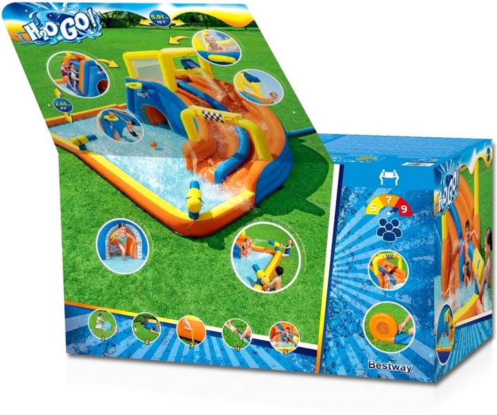 Nadmuchiwany basen dla dzieci Bestway Wodny Park 551 x 502 x 265 cm (6942138984767) - obraz 14