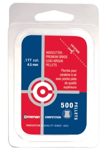 Кульки Crosman Competition 0.48 г, кал.177 (4.5 мм), 500 шт. - зображення 1