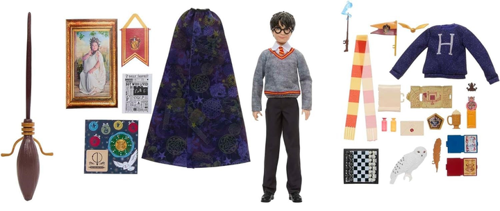 Lalka z akcesoriami Kalendarz adwentowy Mattel Harry Potter Gryffindor (194735138333) - obraz 3