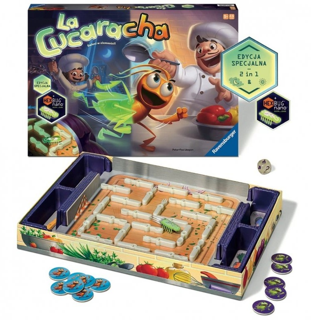 Gra planszowa Ravensburger Nocna edycja La Cucaracha (4005556223749) - obraz 3