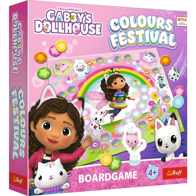 Настільна гра Trefl Gabby's Dollhouse Colous Festival (5900511025941) - зображення 1