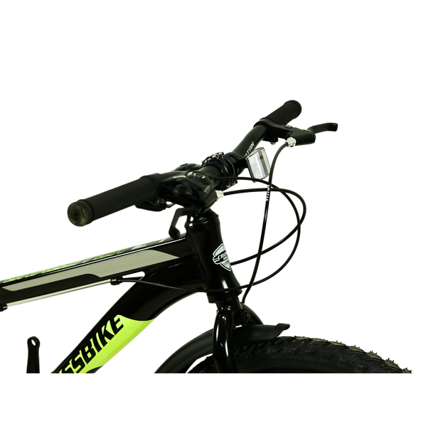 Велосипед CrossBike 24" Dragster 2024 Rigid Рама 11" black-yellow - зображення 4