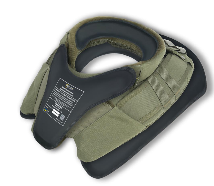 Универсальная сумка-защита шеи mod. 1 с баллистическим пакетом Militex cordura Хаки - изображение 1