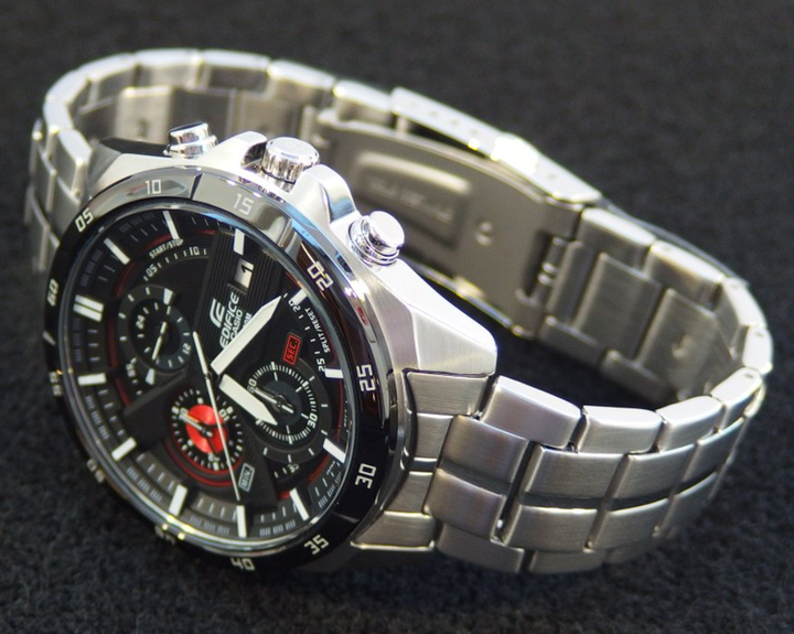 Годинники чоловічі водонепроникні кварцові оригінальних японськи Casio Edifice EFR-556DB-1AVUEF (модуль 5451) - зображення 5