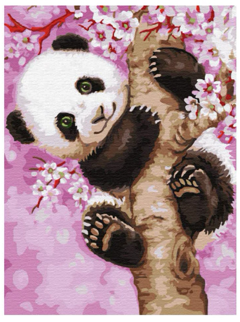 Malowanie po numerach Twoje Hobby Figlarna Panda 30 x 50 cm (685071762615) - obraz 1