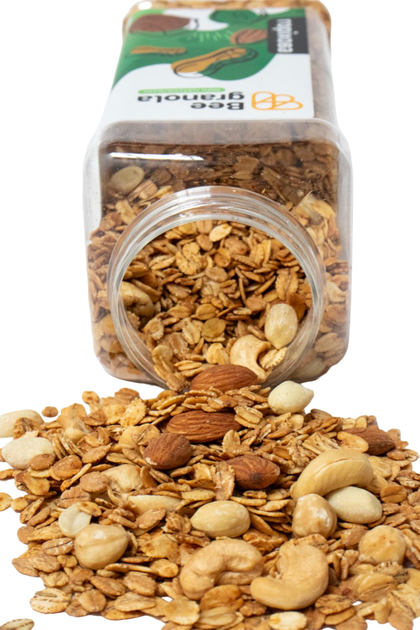 Гранола Bee Granola Ореховая 500 г (4820228430146) - Фото 4 Гранола Bee Granola Ореховая 500 г (4820228430146) - изображение 4