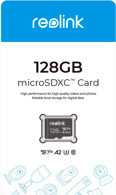 Karta pamięci Reolink microSDXC 128GB Class 10 (6972489774168) - obraz 2