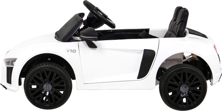 Samochód elektryczny dla dzieci Ramiz Audi R8 Biały (5903864913477) - obraz 4