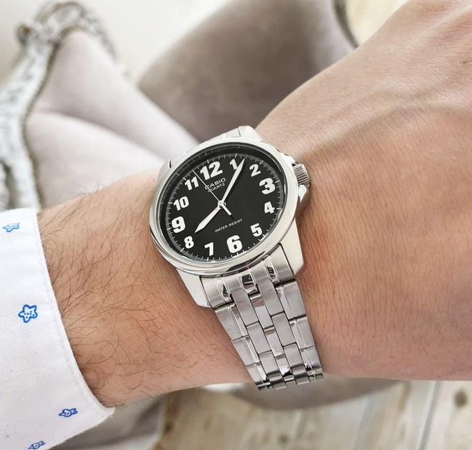 Часы наручные мужские кварцевые оригинальные японские Casio Collection MTP-1260PD-1BEF - изображение 6