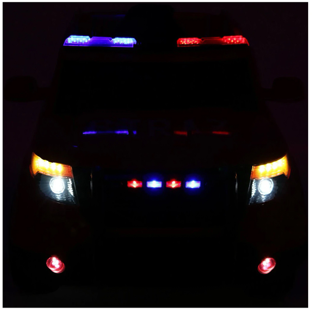 Електромобіль для дітей Ramiz SUV Police Чорно-білий (5903864904703) - зображення 11