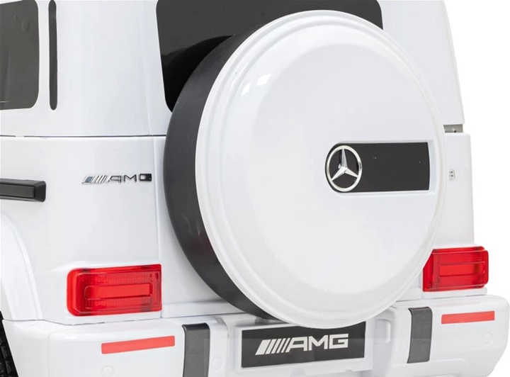 Samochód elektryczny dla dzieci Ramiz Mercedes AMG G63 Biały (5903864955453) - obraz 14